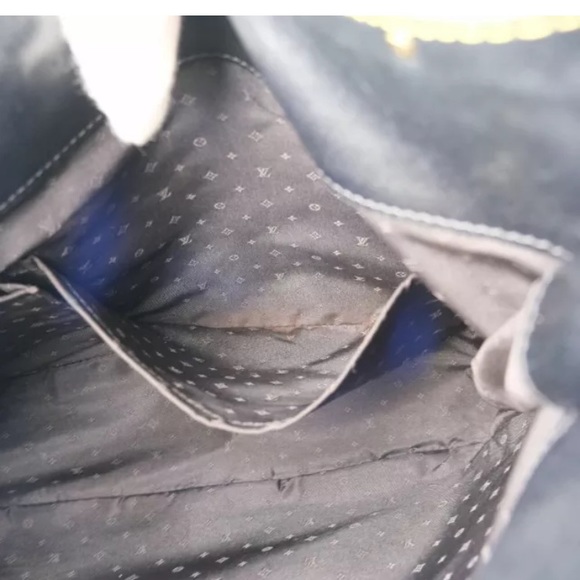 ✨RARE✨ LOUIS VUITTON SHOULDER BAG SUHALI SHEEPS LEATHER - Picture 6 of 16